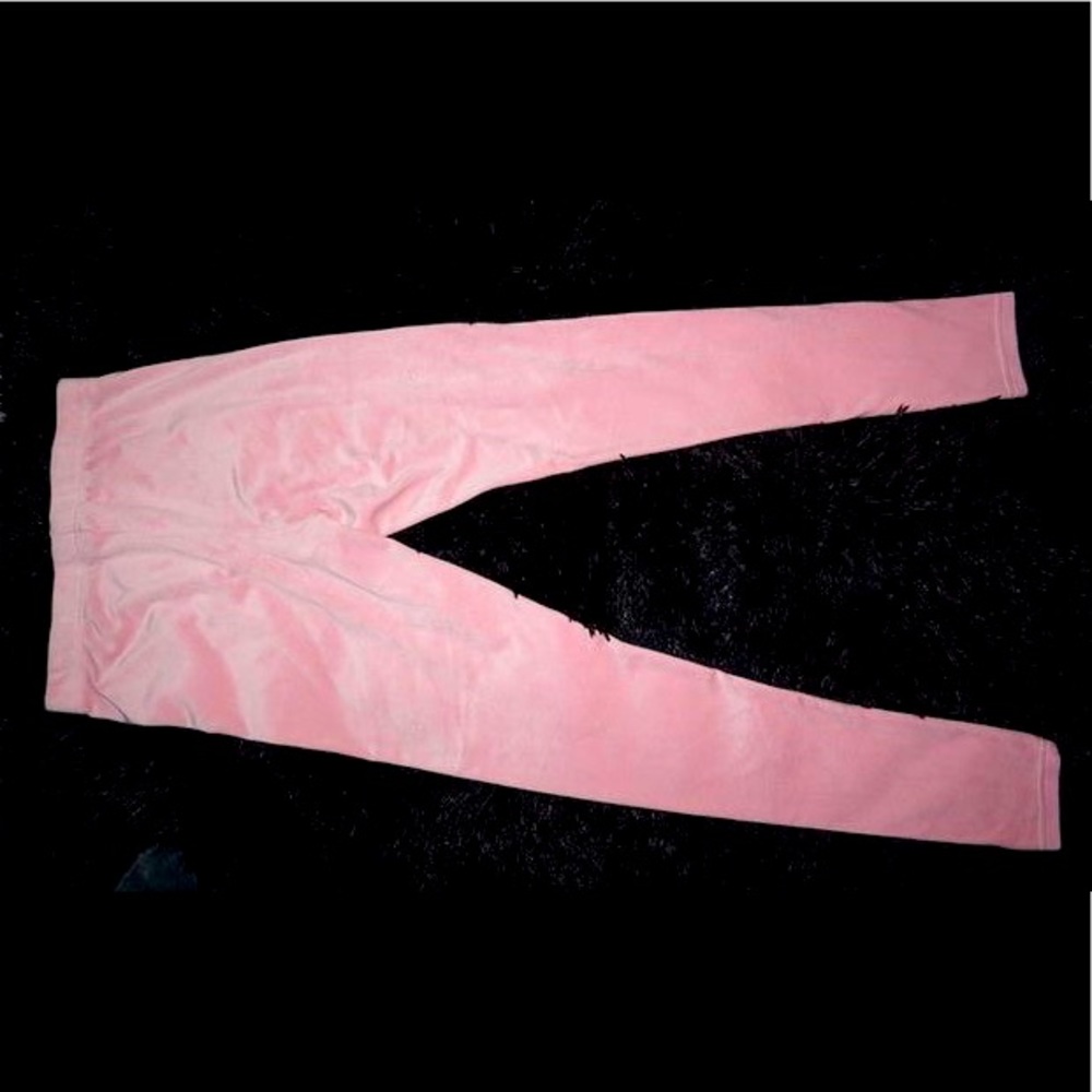 Pink Soft Suede Leggings